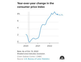 a graph that shows the rise in consumer price in the u s